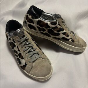 P448 John Cow
Genuine Calf Hair Sneaker 
Leopard